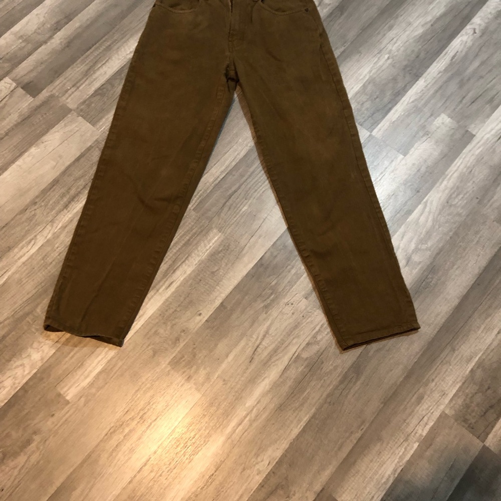 Brown denim jeans